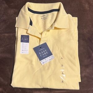 croft & barrow Men’s Pale Yellow Polo Shirt